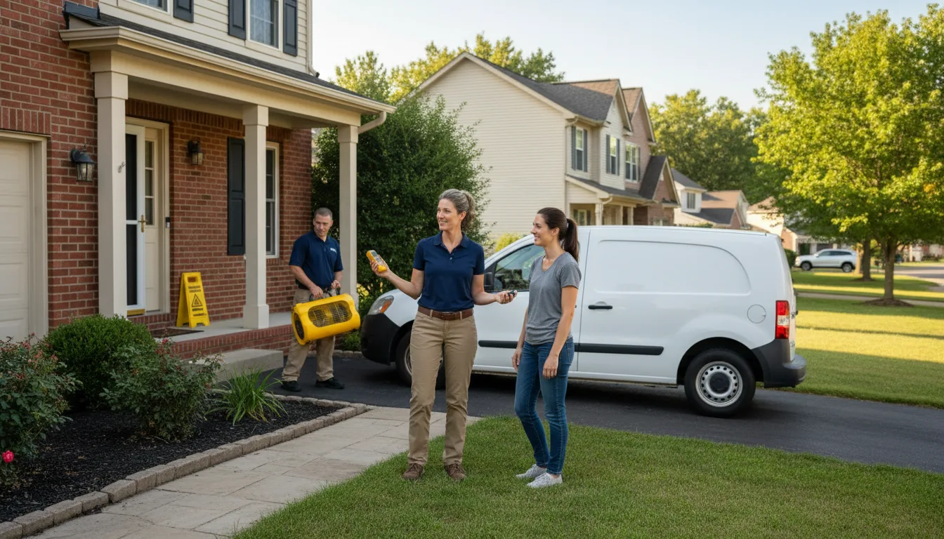 Water restoration image for Mildew Remediation in Norwich, OH